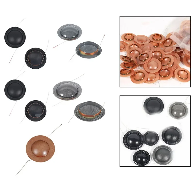 20mm 25.5mm Tweeters Voice Coil 1 Inch Silk Diaphragm Membrane Treble Speaker Replacement Membrane Speaker Repair Accessories
