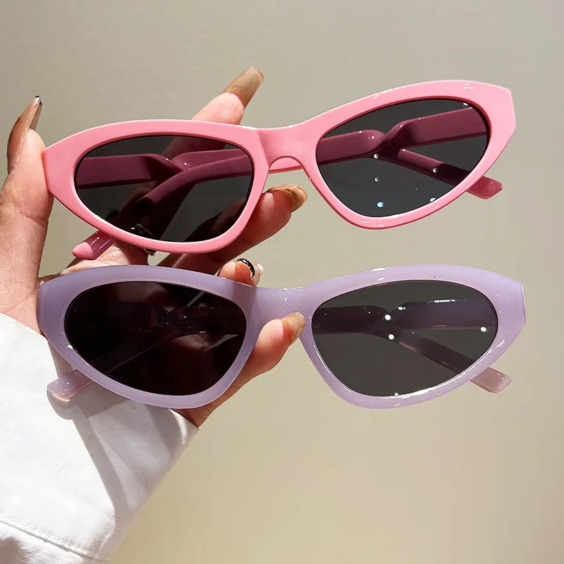 Fashion Vintage Small Frame Cat Eye Sunglasses Women For Men  display picture 1