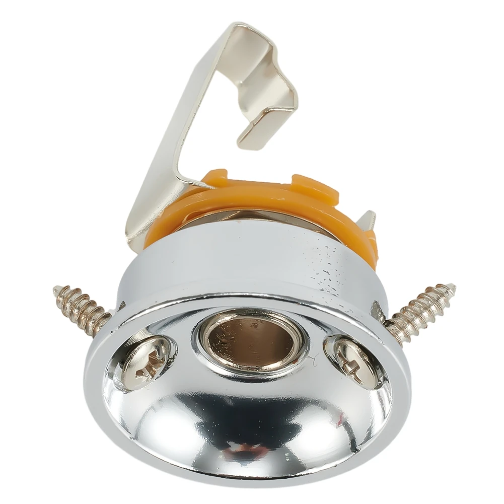 Presa Per Chitarra Jack Tl Jack Plate Holder Metal Electric Guitar Electro Socket Per Tele Guitar Universal Light