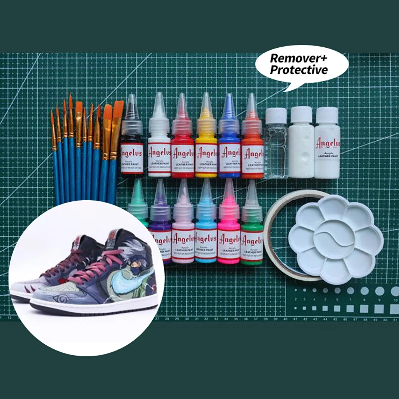 America Angelus Acrylic Leather Paint 118ml/4oz Changed Custom-made Hand  Sneaker Painted Graffiti Bag Shoes Paint Without Fading - AliExpress