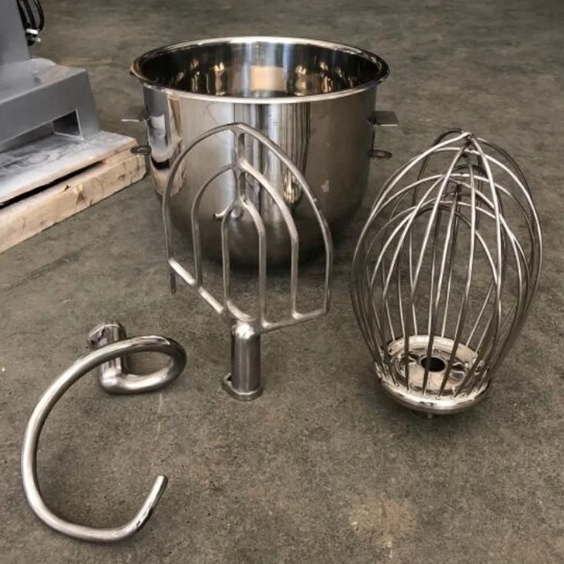 Dough Mixer Commercial Multifunctional 20L Food Processors Two-Speed Stirring Egg Beater Automatic Kneading Machine Blender 4