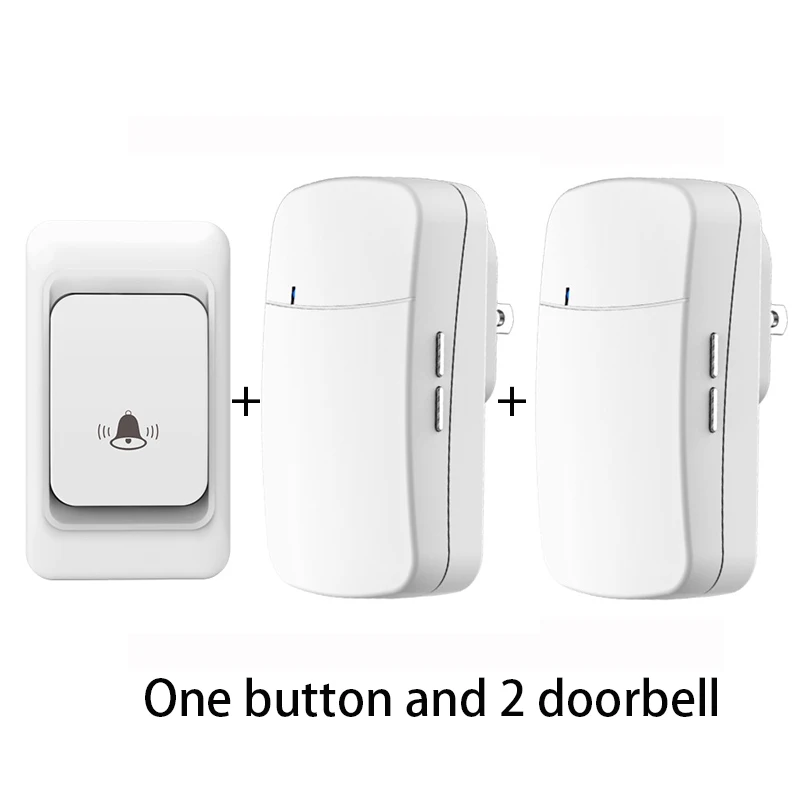 Wireless Doorbell No Battery required Waterproof Self Powered Door bell
