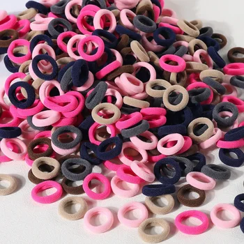 100/300/500pcs Ragazze Fasce Elastiche Dei Capelli Per Bambini Coda di Cavallo Tenere Legame Dei Capelli Elastico Scrunchie Accessori Per Capelli Per Bambini per le donne 1