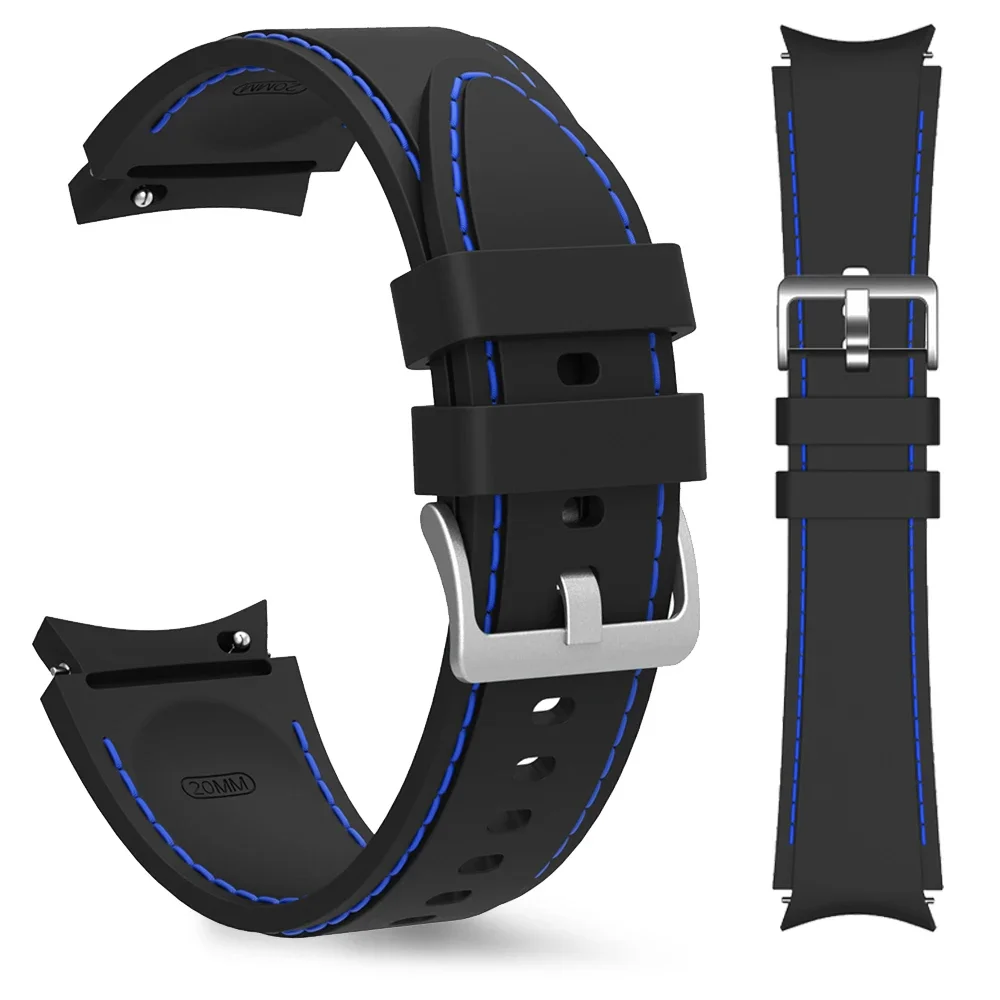 Premium No Gap Silicone Watch Strap - Comfortable Fit for All Models