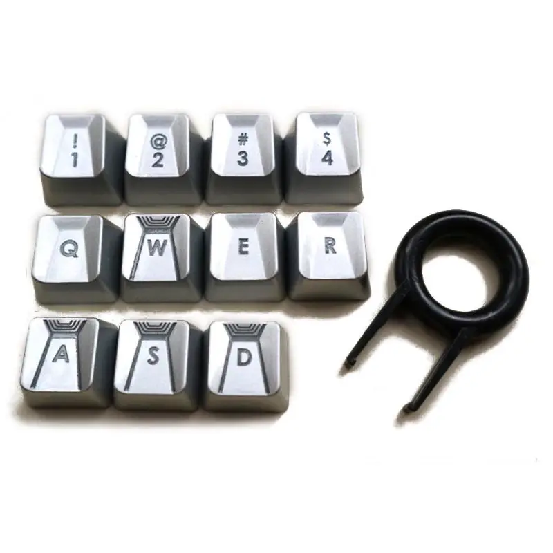 Keycap Retroilluminato A 11 Tasti Per Logitech Romer-G Switch G910 G810 G413 Gpro G512