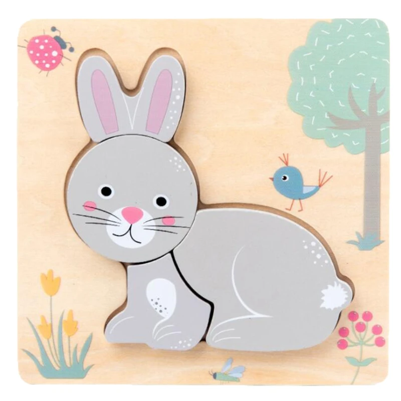 

127D Cartoon Animals Puzzle Creative Toy Diy Three-dimensional Model