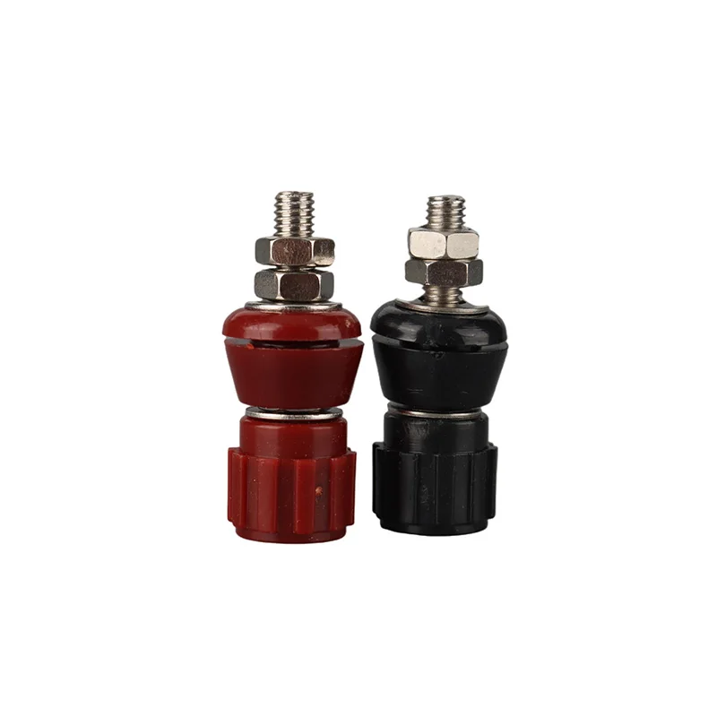 2pcs/1pair 5MM Copper Posts Terminal Blocks Power Supply Terminals Welding Machine Inverter Post Connector JS107 wire connector terminals wire connector electrical connectors electrical connector cable connector screw terminal block