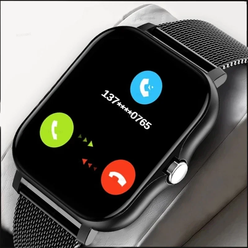

2024 New Bluetooth Answer Call Smart Watch Men 1.69" Full Touch Dial Call Fitness Tracker IP67 Waterproof Smartwatch Men Women