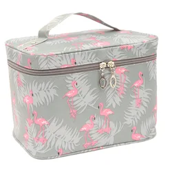 Waterproof Large Capacity Toiletries Organizer Women Makeup Bag Storage Box Cosmetic Bag Zipper Pouch Travel Wash Beauty Pouch