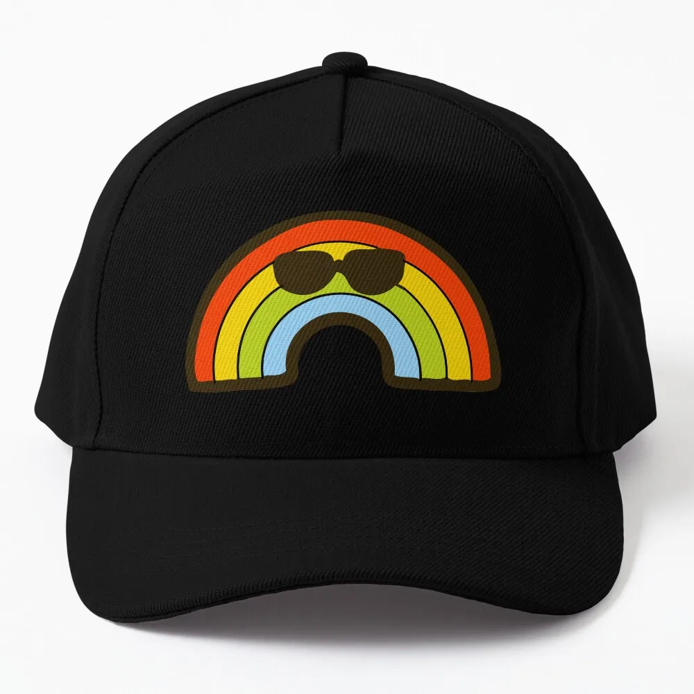 

Cool Rainbow Pattern Baseball Cap Hood Icon dad hat birthday Women'S Cap Men'S