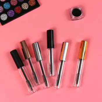 Tubo per Mascara vuoto da 10ml contenitore per flacone liquido per fiale per ciglia con tappo a 9 colori bottiglie riutilizzabili accessori per il trucco 1