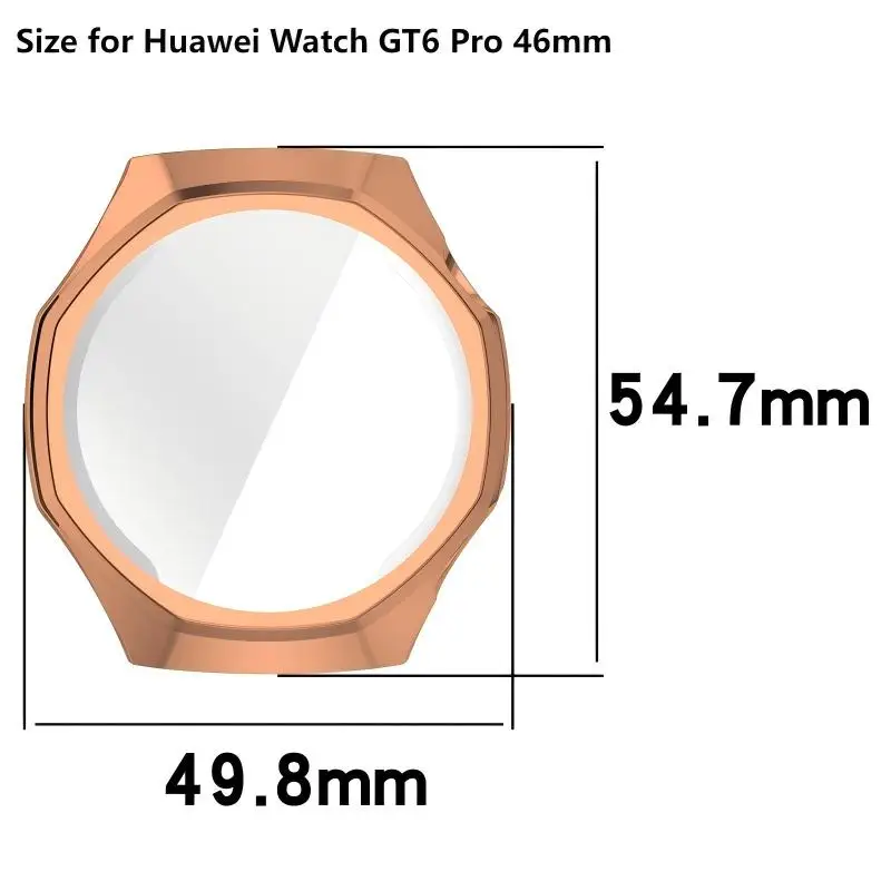 Premium TPU Soft Case - Full Coverage Smartwatch Protector with Anti-Scratch Film