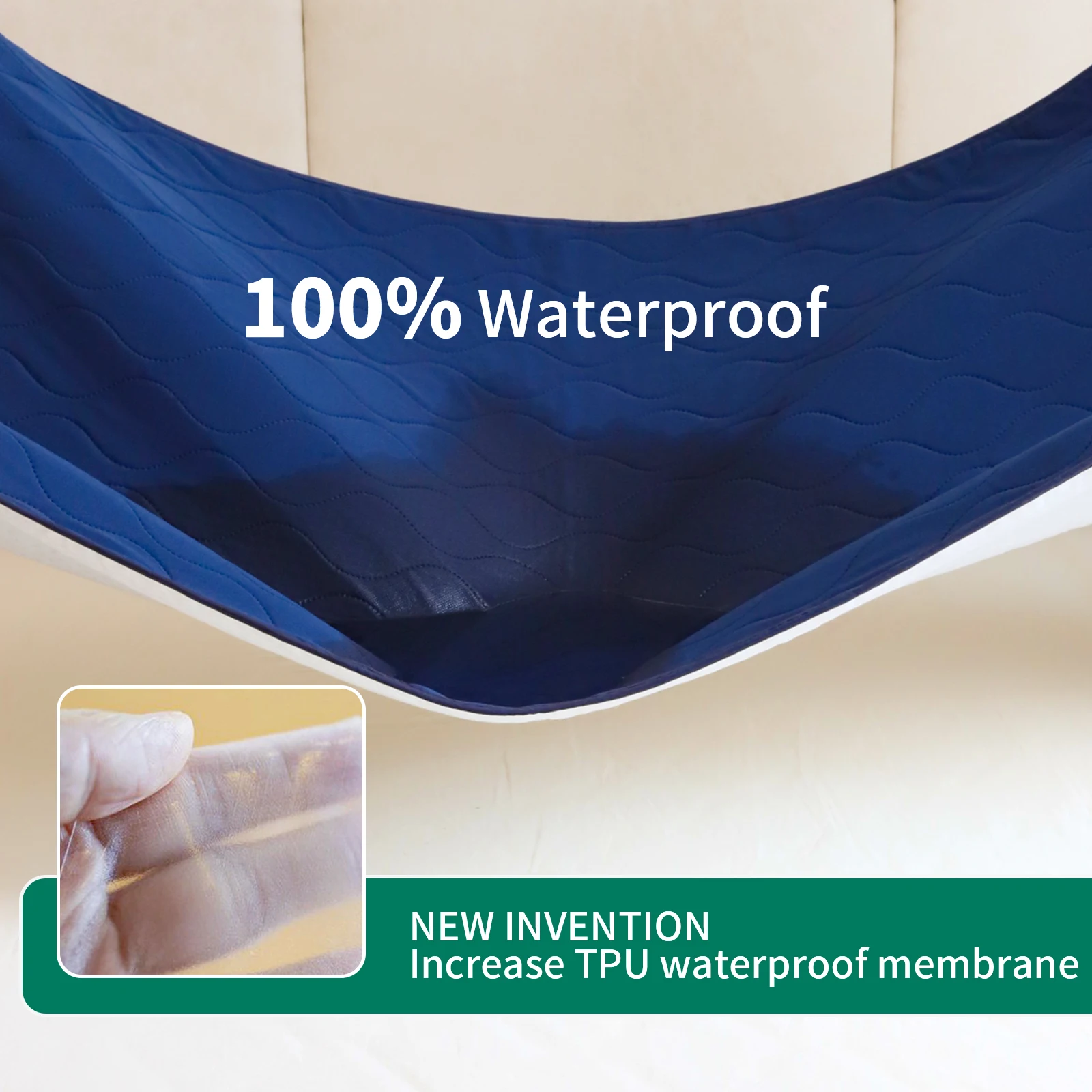 Incontinence pad waterproof mat pee pad waterproof Bed Pad washable Under pad adult urine Mattress protector 4