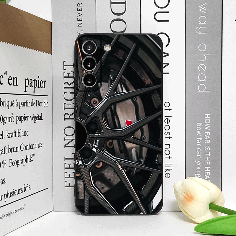 Cool Super Car Wheel Pattern Phone Case - Stylish Soft Cover s