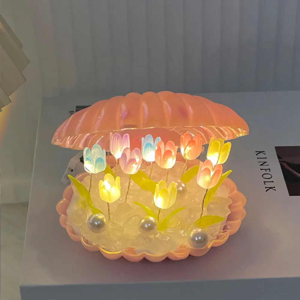 Tulip Night Lamp Handmade DIY For Home Decor Bedroom