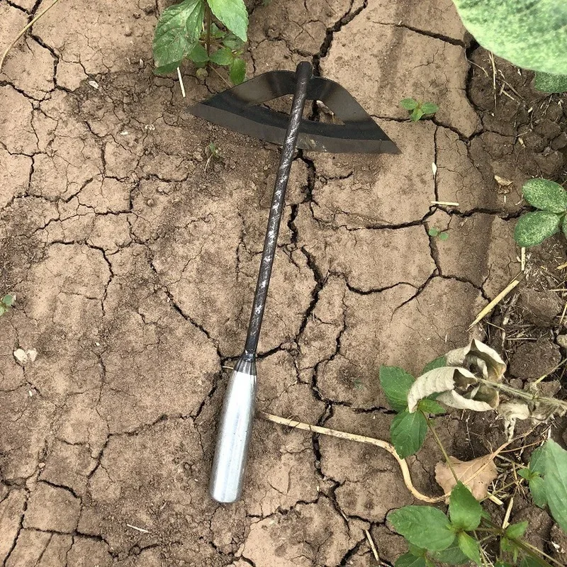 All-steel Hardened Hollow Hoe&mitten Handheld Weeding Rake Planting Vegetable Farm Garden Agriculture Ranch Tools Accessories