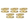 15pcs/set Antique Bronze Hinges 16*12mm With Box Latch Hasp Clasps 26*15mmw/screws Retro Buckle Padlock Wood Jewelry Case Lock 4