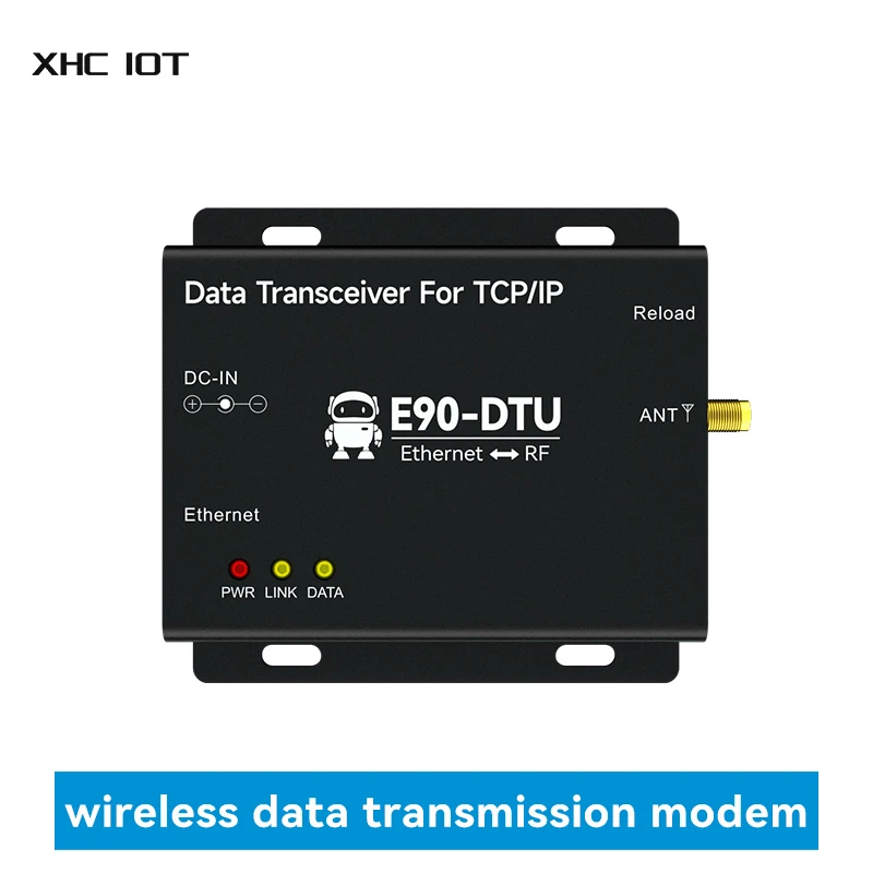 산업용 그래지 무선 날짜 변속기 모뎀, 장거리 XHCIOT E90-DTU(433L..