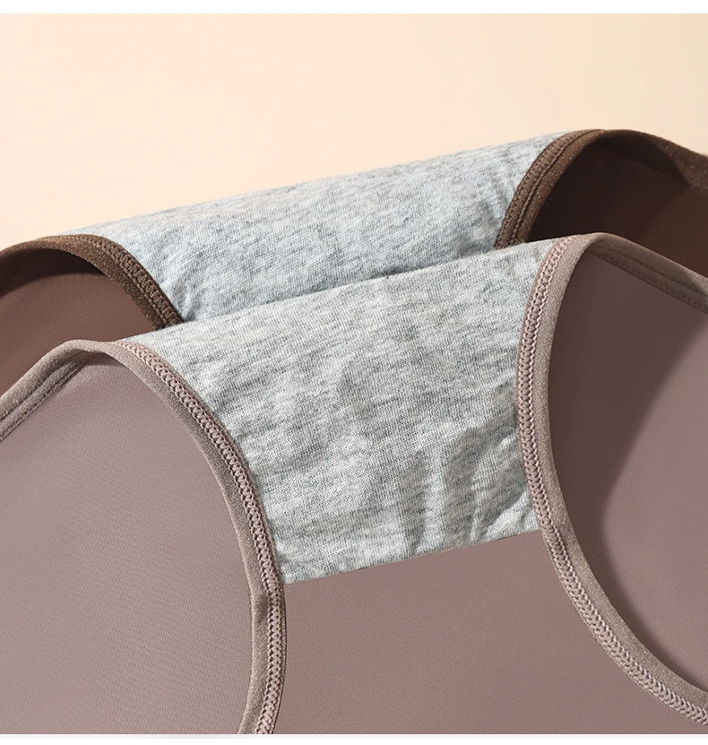 3Pcs Hohe Taille frauen Höschen Auslaufsicher Menstruations Hosen Erweitern Zeitraum Unterwäsche Baumwolle Physiologischen Plus Größe Weibliche Slips – Detail 13