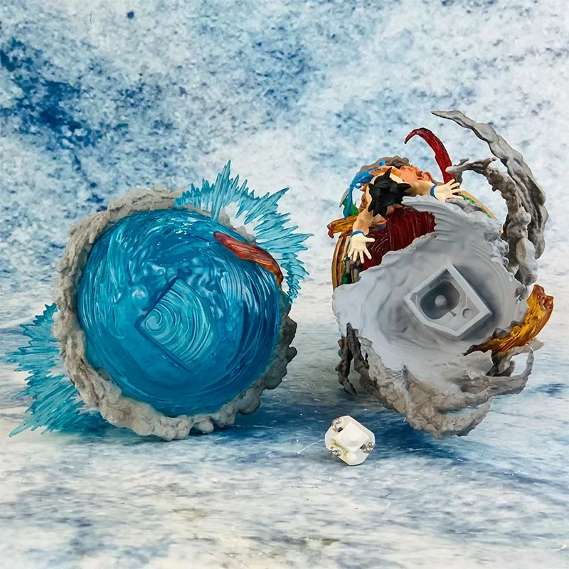 Anime Figures 25cm Son Goku Dragon Ball Super Genki Bomb Luminous Gk Figurine Pvc Statue Model Doll Collectible