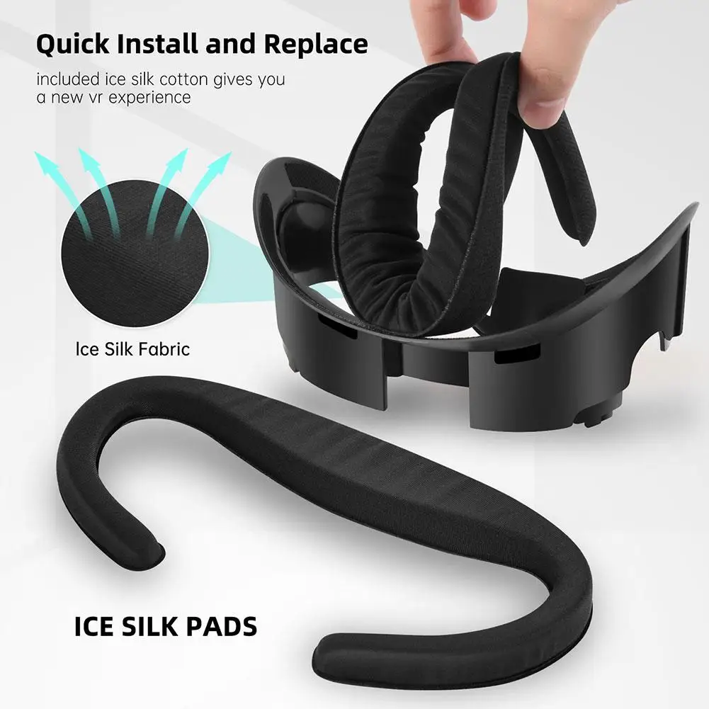 

Телескопическая Регулируемая Маска для мета-гествесты 3, сменная поролоновая Подушка, держатель для защиты от утечки, широкая Крышка для лица, для VR Access V6C4