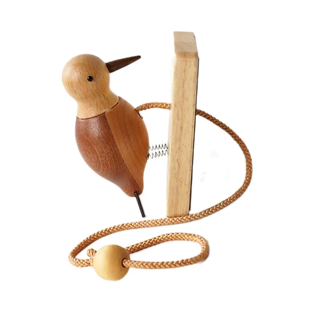 Handmade Woodpecker Door Knocker Beautifully Creative Door Knocker Retro Door Knockers Front Entry Pendant Doorbell