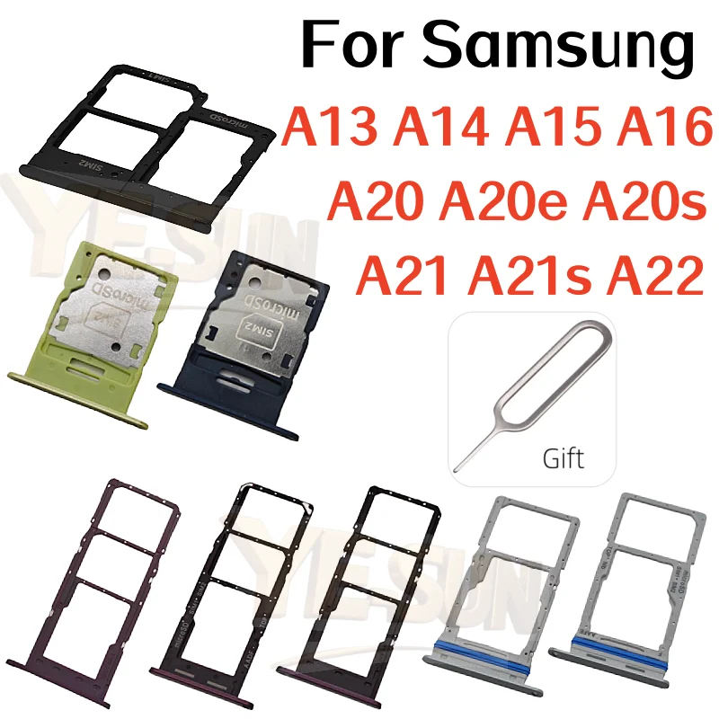 Dual Slot SIM Card Tray Drawer Holder Replacement Parts