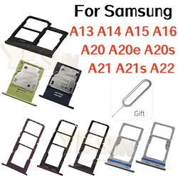 Dual Slot SIM Card Tray Drawer Holder Replacement Parts (A13 Black)
