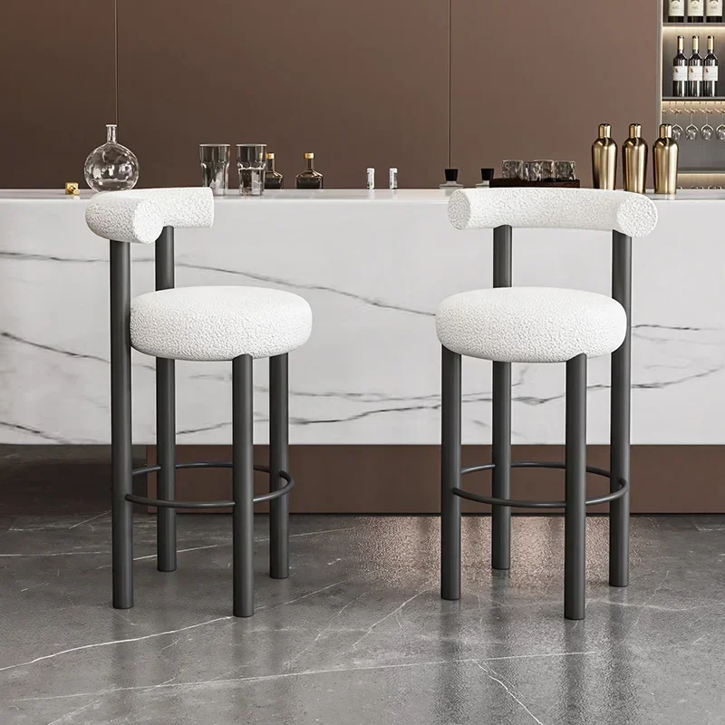 Kitchen Island Luxury Bar Chair Modern Nordic Barstool Minimalist Bar Stool Design Lounge Taburetes Altos Cocina Home Furniture