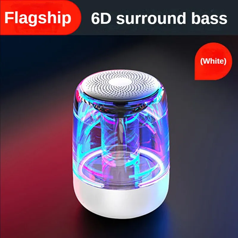 Mobile Phone Bluetooth Speaker High-quality Colorful Lights Wireless Small Sound Box Subwoofer Portable Home Impact Mini Gift wireless speakers Speakers