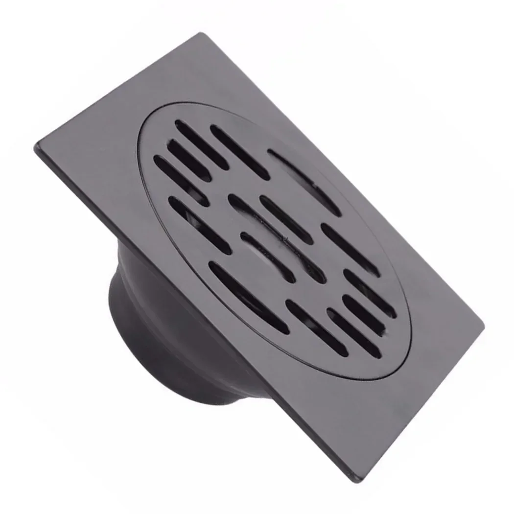 Shower Floor Drain Stainless Steel Square Floor Drain Strainer Home Anti-odor Drainer Bathroom Hair Catcher Hardware Accessories floor drain filter floor drain floor drain strainer