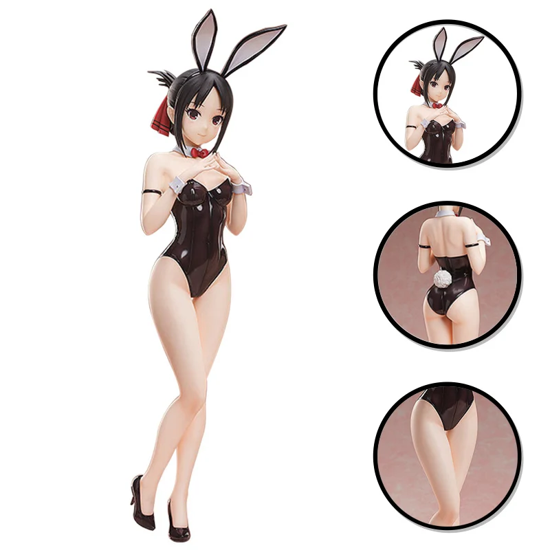 

Figure Anime Kaguya-sama Love is War Fujiwara Chika Bunny Girl Sexy Doll Model PVC Action Figure Model Toys Shinomiya Kaguya