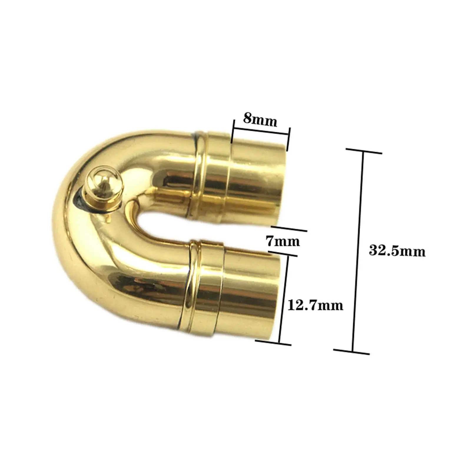 Trumpet Bend Neck Saxophone Elbow Bend for Woodwind Instrument Accessories