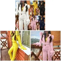 Women Winter Warm Snowsuit Outdoor Sports Pants Ski Suit Waterproof Jumpsuit Women Winter Outdoor Warm Snowsuit H9 - Image 4