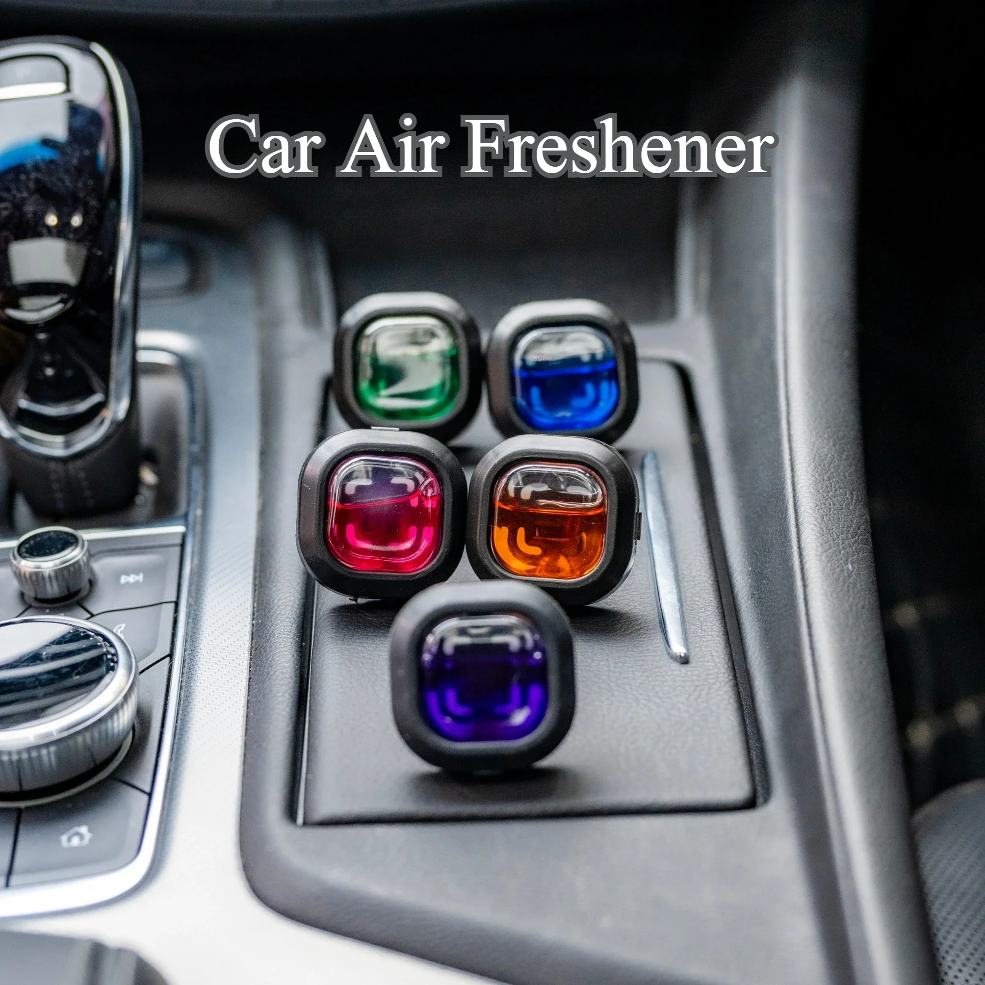 Premium Car Vent Clip Air Freshener Set - Long-Lasting Odor Eliminator, Up to 30 Days