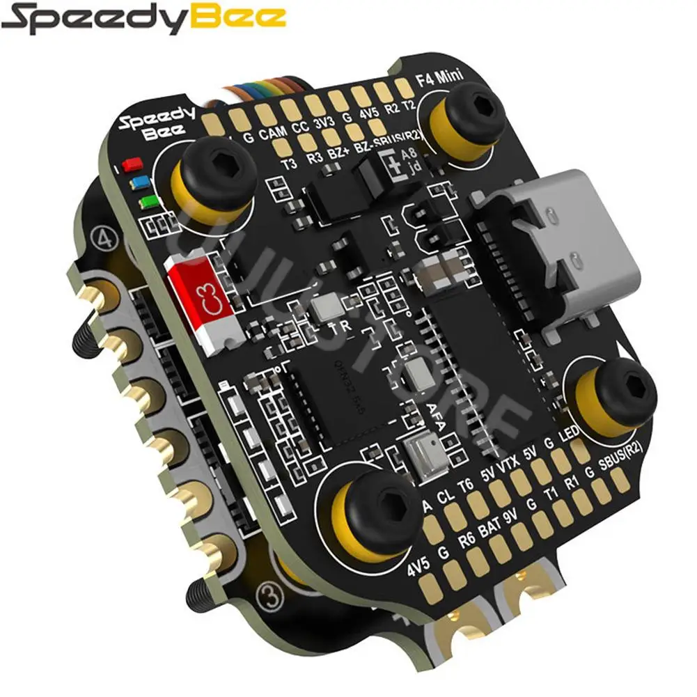 

Контроллер полета SpeedyBee F405 Mini BLS 35A 20x20, 4-в-1 ESC для РУ FPV гоночного дрона