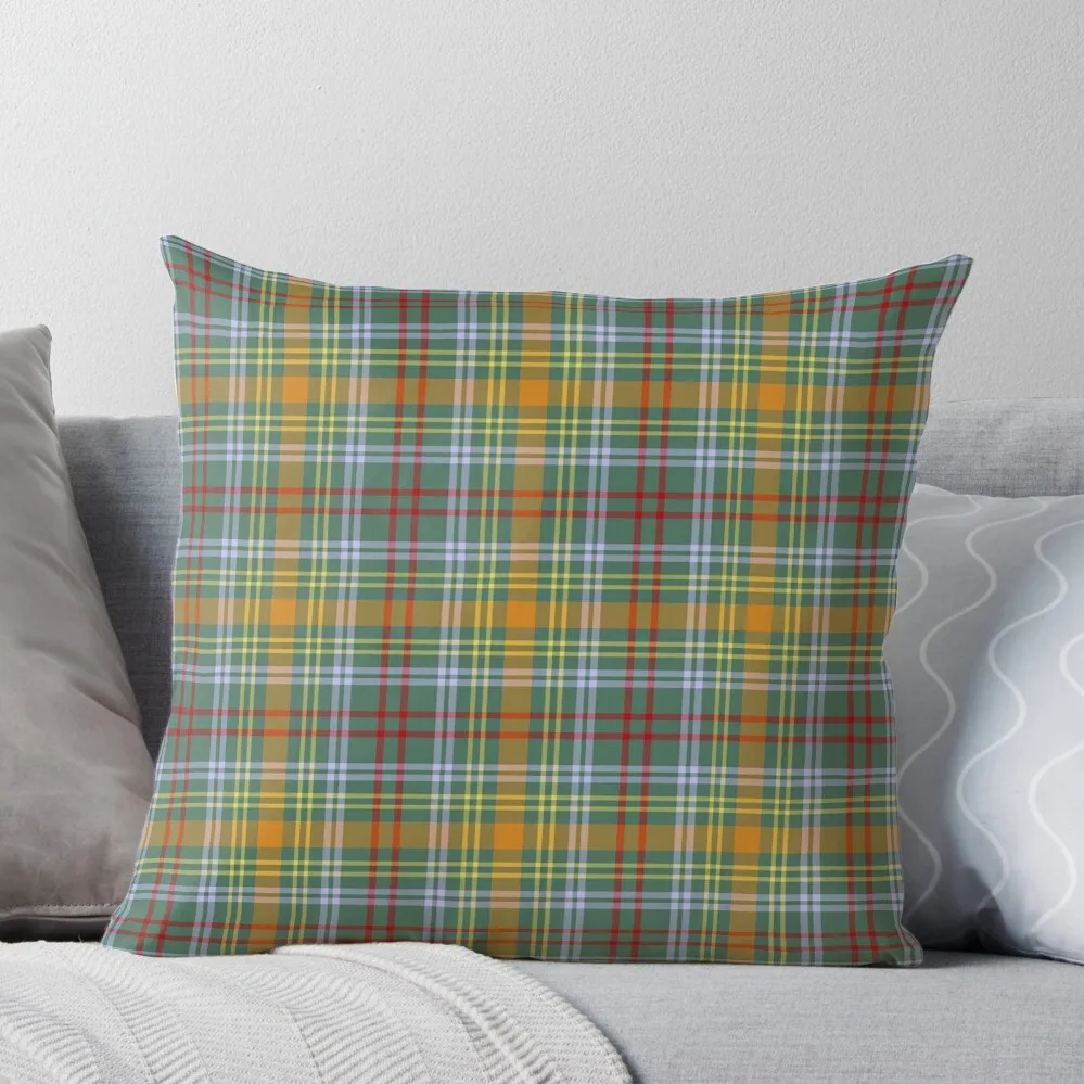 

O'Brien Tartan Pattern Colorful Irish Plaid Throw Pillow Bed pillowcases Pillowcases Cushion Covers Sofa Cushions For Sofa