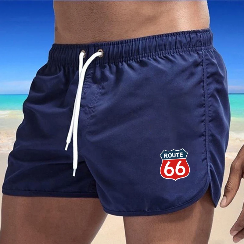 Shorts For Men1 Summer Men's Swimwear Shorts Brand Beachwear Sexy Swim Trunks Men Swimsuit Low Waist Breathable Beach Wear 5