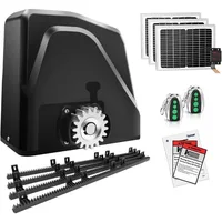 DKR1100ST Solar Sliding Gate Opener Rack Drive Automatic Gate Motor for Heavy Driveway Slide Gates Up to 2600 Pounds, Ele 1