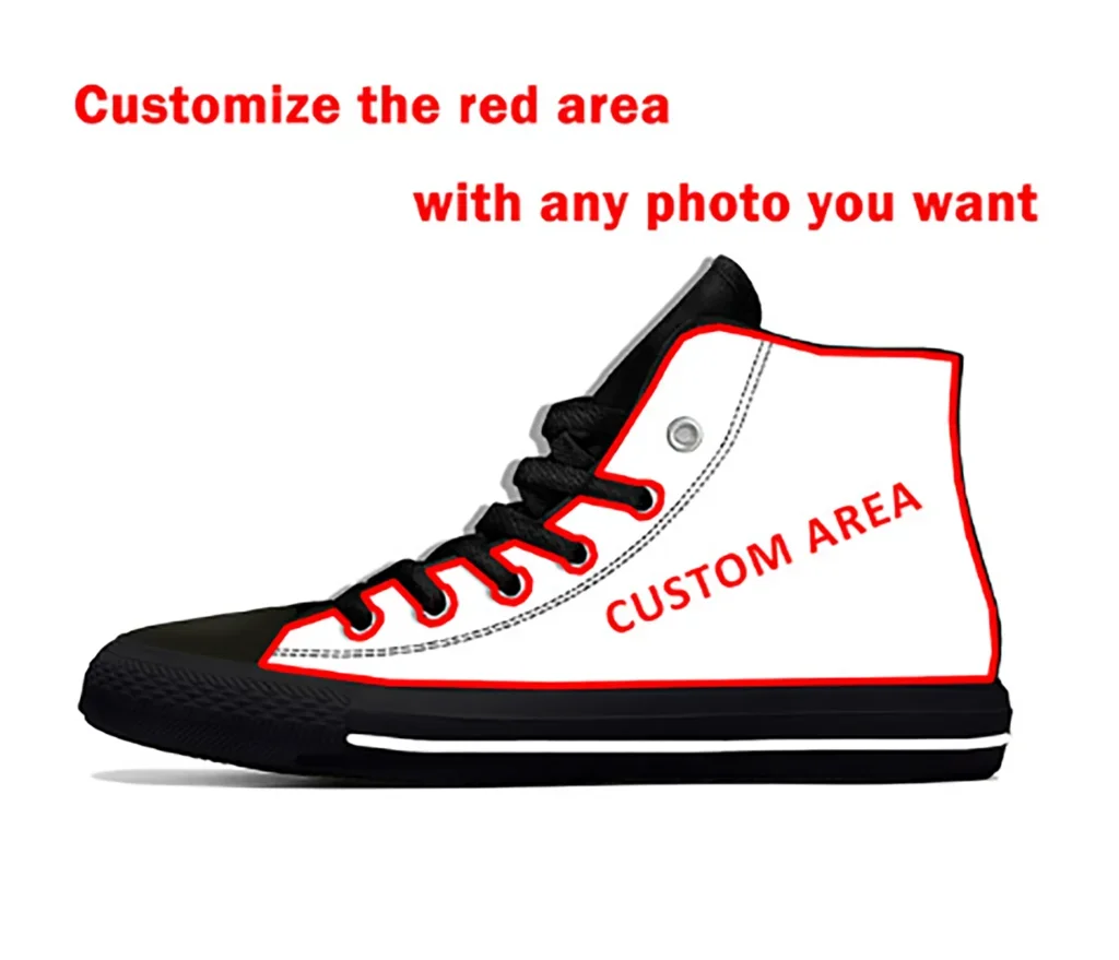 Friends Tv Show Movie Anime Cartoon Fashion Funny Casual Cloth Shoes High Top Lightweight Breathable 3D Print Men Women Sneakers
