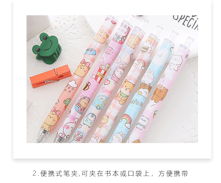Yatniee 6pc Kawaii Pens Stationery Supplies Office Accessories Aesthetic  Stationery Japanese Stationery Kawaii Things For School - AliExpress