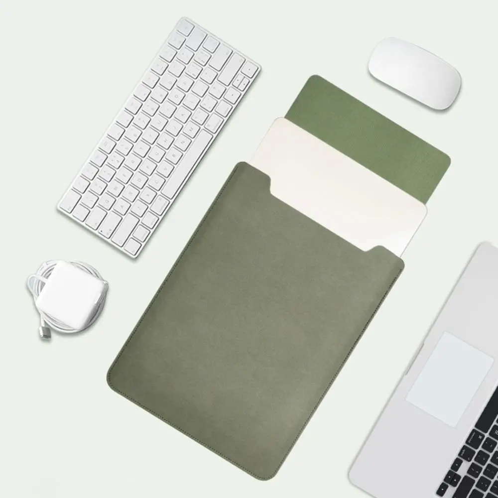 Ultra-Thin PU Leather Shockproof Laptop Sleeve & Protective Pouch