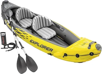 Intex Explorer K2 Inflatable Kayak Set 2