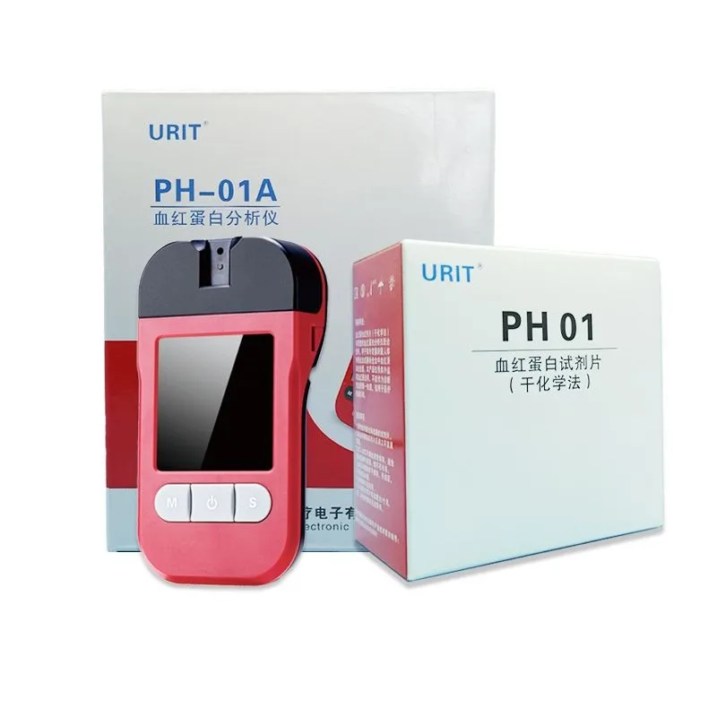 Тестер Urit PH-01 для анализа гемоглобина, домашний анализатор Hb, тестер анемии, тест на полоски Heme и тестовые полоски для анализа гемоглобина ^