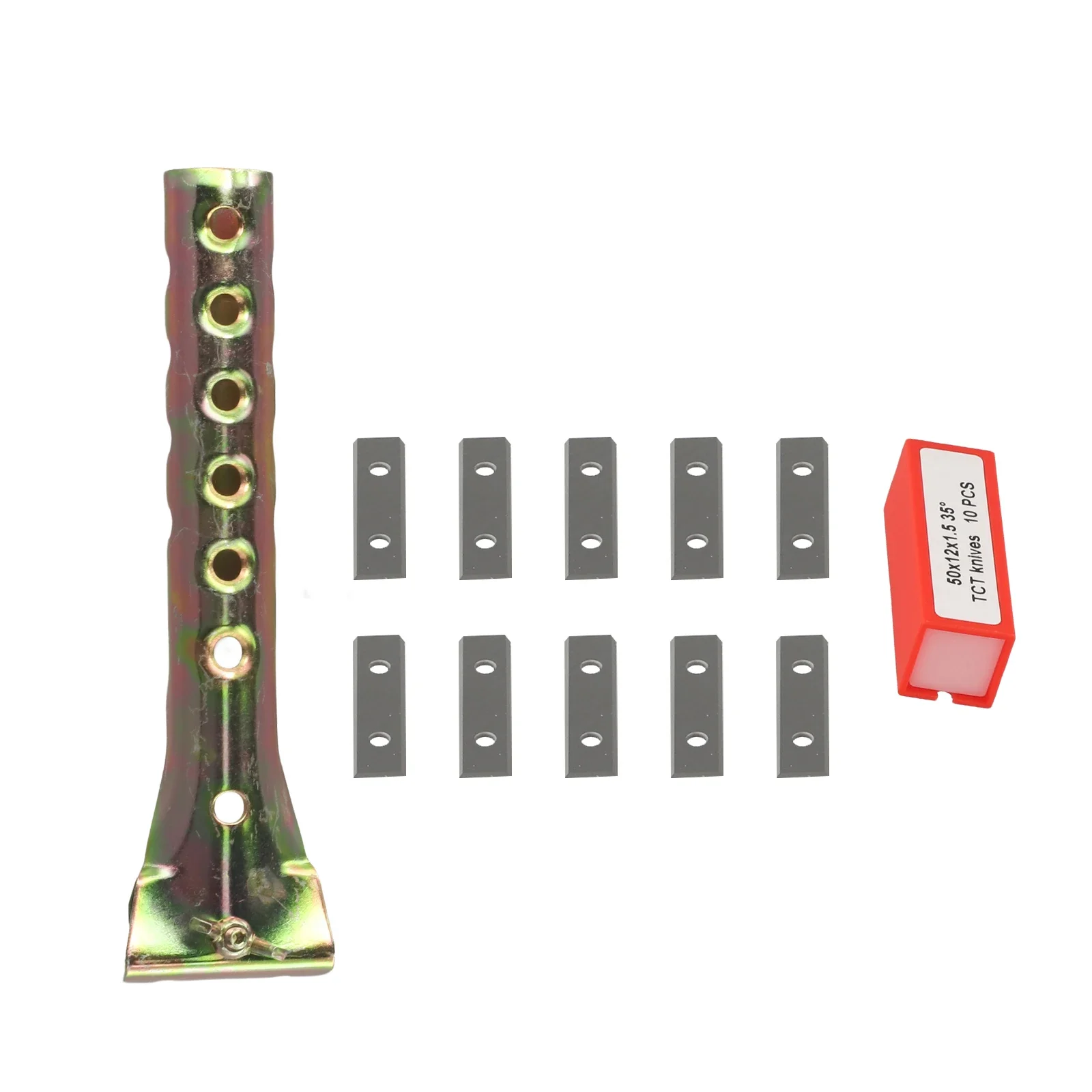 Square 50x12x1.5mm Carbide Inserts Paint Scraper Blades And Paint Scraper Multitool 10pcs