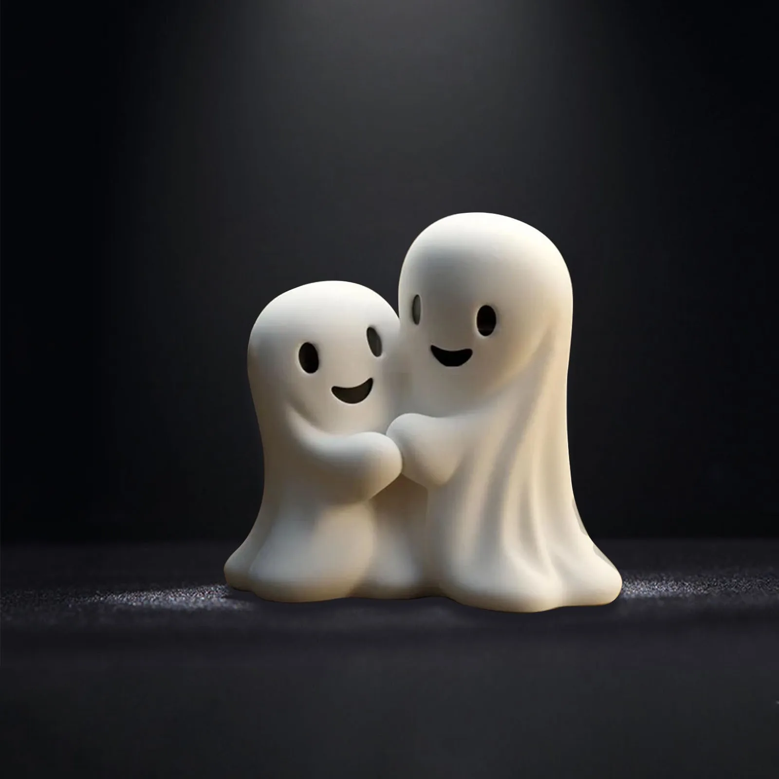 Halloween Resin Ghost Miniature Ornaments Desktop Decorations_voghion.com