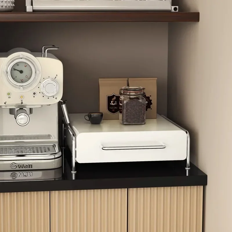 Capsule Coffee Display Rack Storage drawer Large Size Table Top Tea Bag Storage Box Coffee Machine Base Drawer Shelves