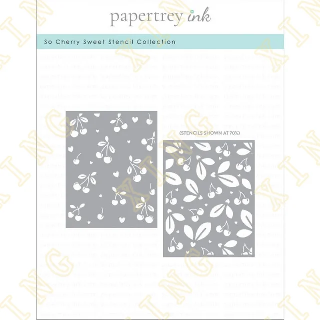 So Cherry Sweet Stencil Collection DIY Drawing Template Painting Scrapbooking Paper Card Embossing Album Decorative Craft