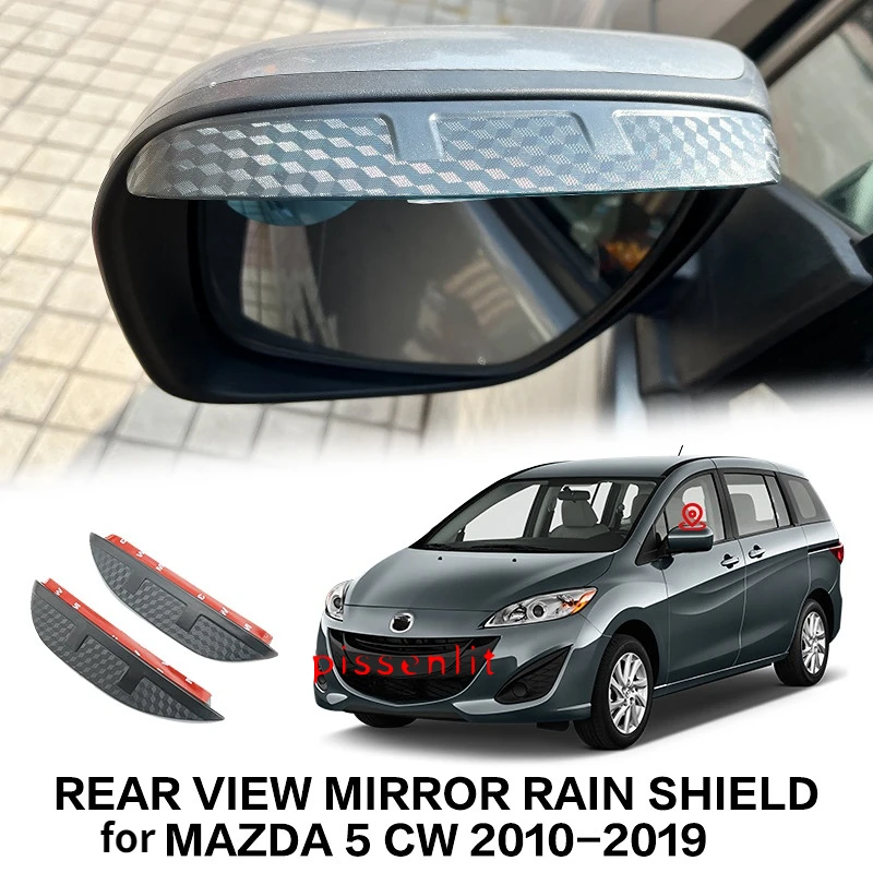 Accessories CP CR CW Window Visor Rear Window Roof Sun Rain Shade Vent Visor Spoiler Wing Shades Ventvisor for Mazda 5 1999 -