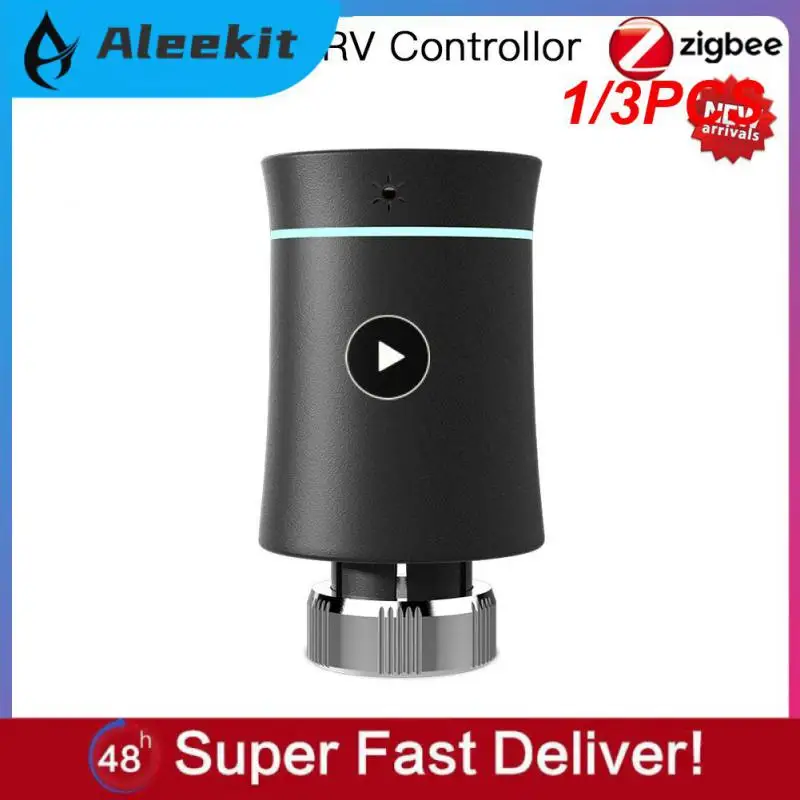 

1/3PCS ZigBee3.0 TRV Tuya Radiator Actuator Valve Smart Programmable Thermostat Temperature Heater Control Alexa home